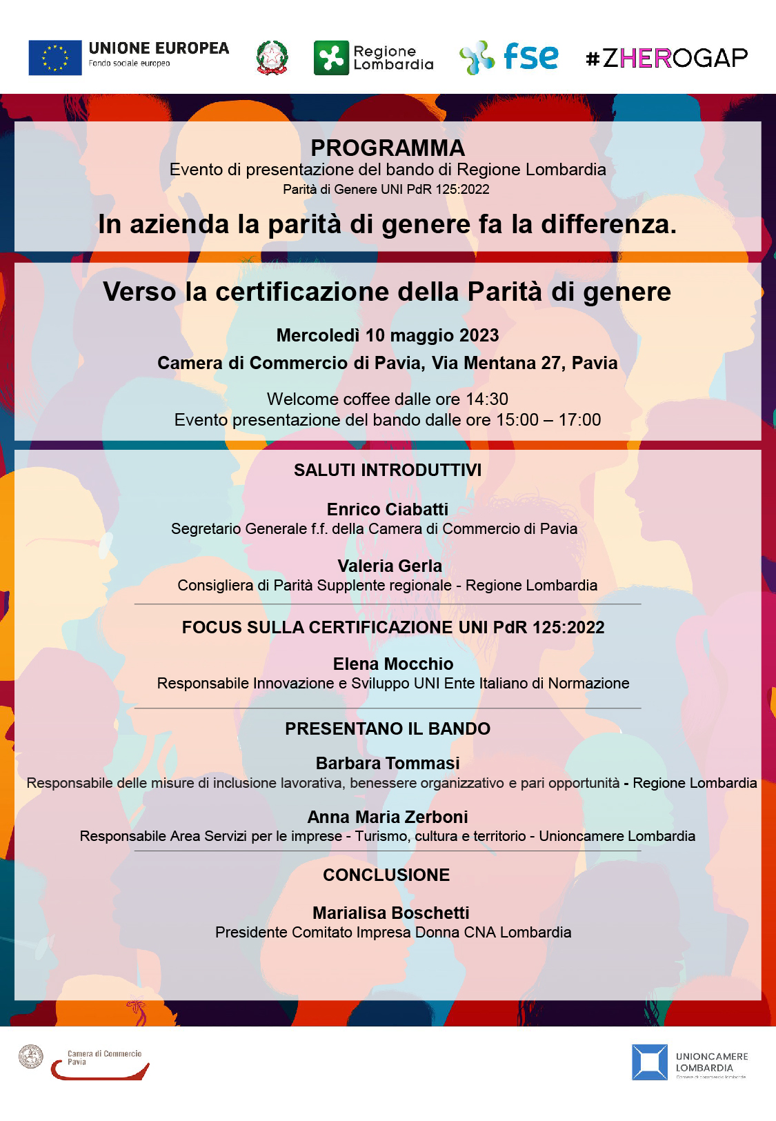 Programma evento Pavia